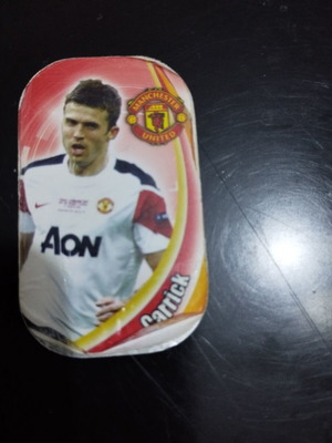 Μεταλλική ταπά Carrick ως παίκτης της Manchester United
