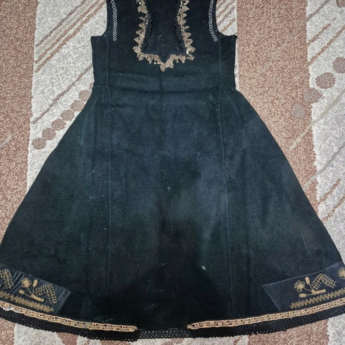 Samokov folk dress restored, authentic, over 100 years old