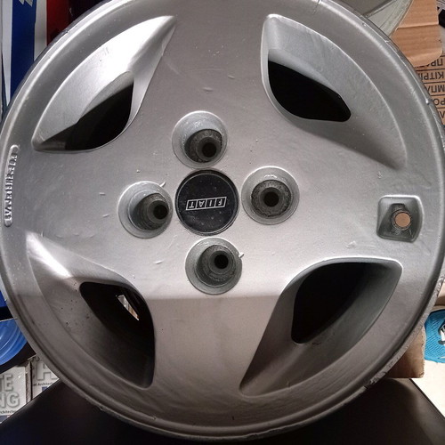 Fiat rims used, set of 4 with minor edge damage