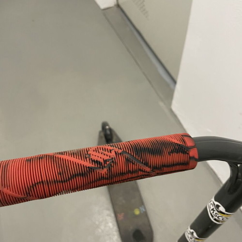 Custom Freestyle Scooter used for skatepark tricks