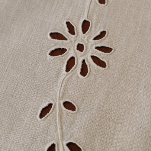 Handmade cutwork tablecloth like new 160x160