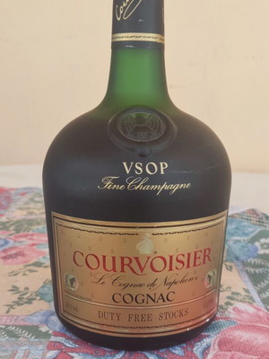 Courvoisier Cognac 1 liter sealed 1980-90