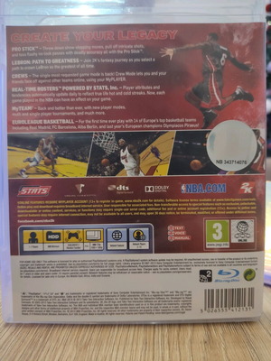 NBA 2K14 PS3 σαν καινούργιο, πλήρες με θήκη και ένθετο