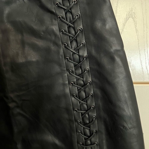 Zara leather skirt like new, black, size M