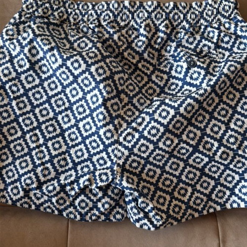 Sea You Soon swimwear used, size Large, white and blue
