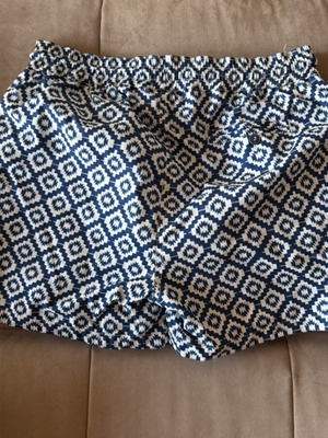 Sea You Soon swimwear used, size Large, white and blue