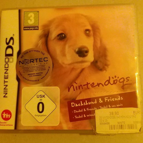 Nintendo DS cartridge Nintendogs