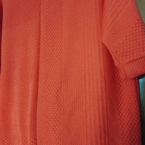 Orange blouse with 3/4 sleeves like new, size XL