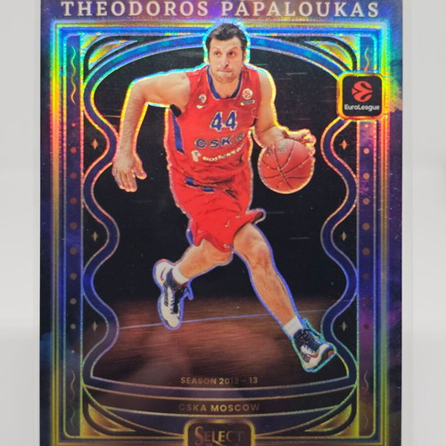Theodoros Papaloukas Artistic Selections Panini Select EuroLeague card #14