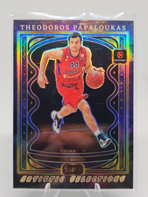 Theodoros Papaloukas Artistic Selections Panini Select EuroLeague card #14