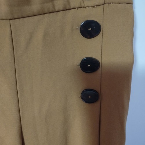 Zara zip-culottes medium size mustard color like new