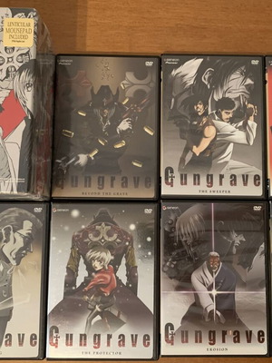 Gungrave Collector's Box Set με 7 DVD, 3D Mousepad, αφίσες, σαν καινούργιο