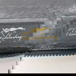  Портфейл Thomas Burberry, Черен кожен портфейл