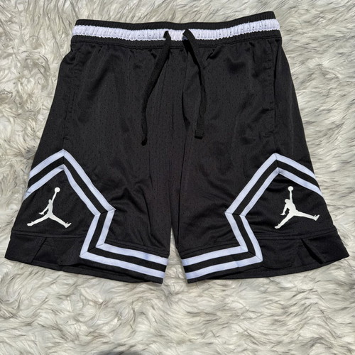 Jordan Ανδρικό Σορτς Μπάσκετ Dri-FIT σαν καινούργιο, μαύρο/άσπρο, L