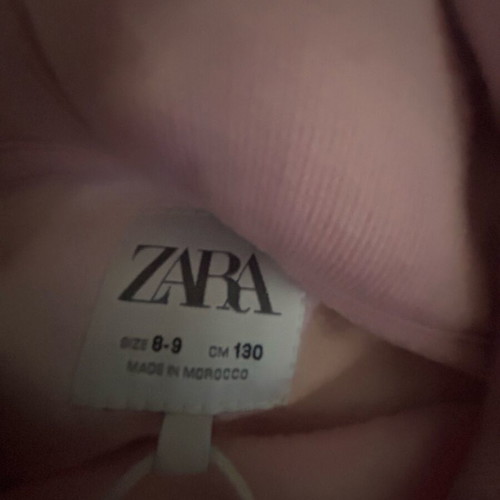 Zara hoodie like new, pink, for 8 years old