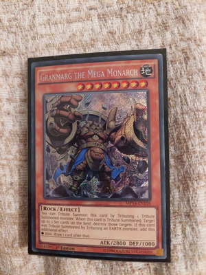 Yu-Gi-Oh Granmarg The Mega Monarch Secret Rare used