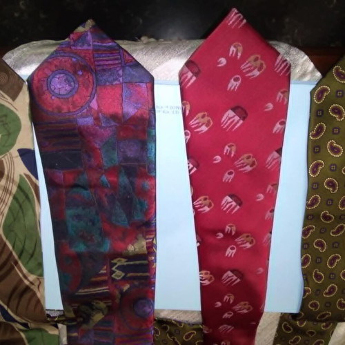Vintage silk tie collection 31 pieces, Valentino and other brands, like new