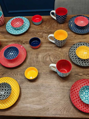 Dowan porcelain set 24 pieces, new