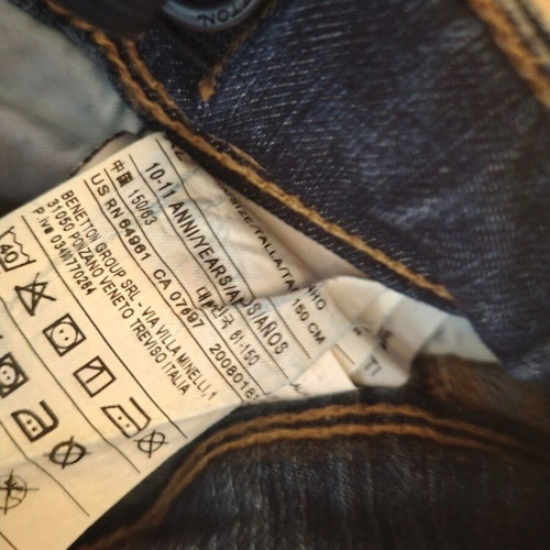 Benetton jeans like new, size 146 cm, blue