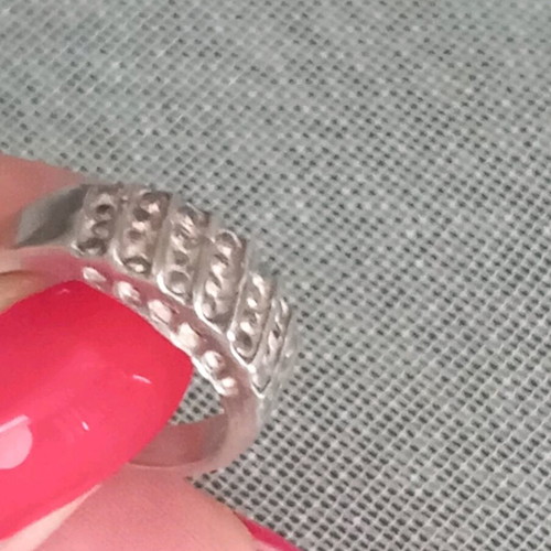 Silver ring 925 new, size 54, inner diameter 17.3 cm