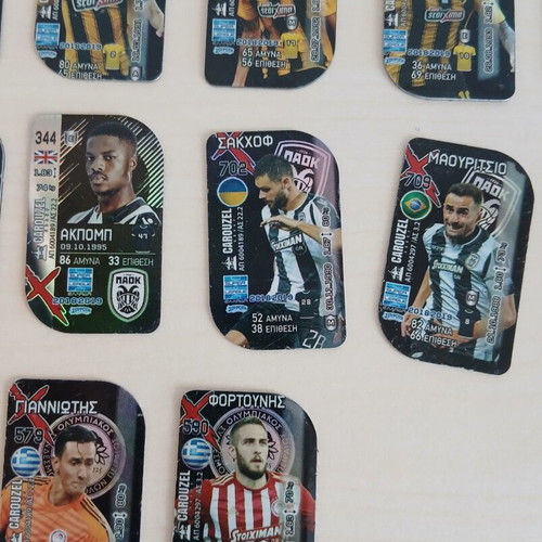 Greek Super League 2018-2019 Football Tags set