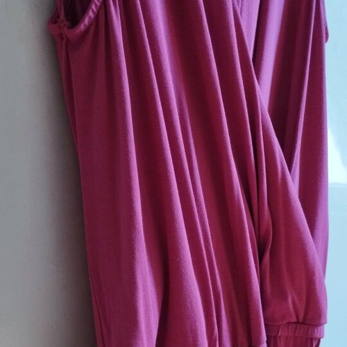 Lola jumpsuit pink like new, elastic viscose fabric