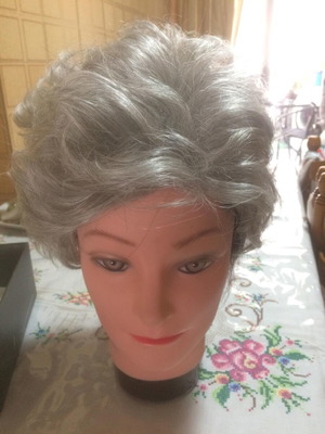 Wig made of natural hair like new