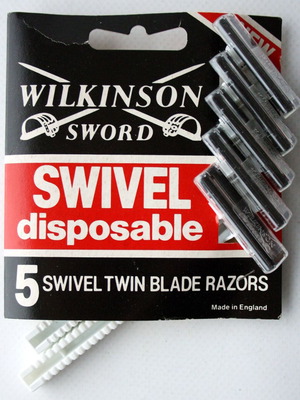 Wilkinson Swivel ξυραφάκια διπλής λεπίδας μιας χρήσης, vintage 80s, σφραγισμένα
