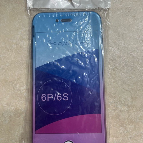 iPhone 6P/6S phone case new with blue and purple gradient
