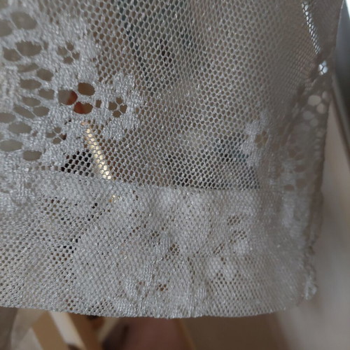 Lace Curtain new, romantic vintage design 92×200 cm
