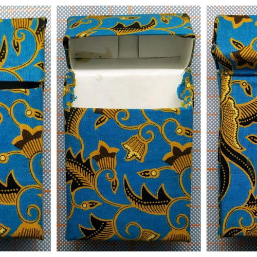 Handmade fabric cigarette case from African Wax new