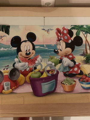 Παζλ Mickey Mini 24 κομμάτια σαν καινούργιο, μέγεθος maxi 60x40 cm