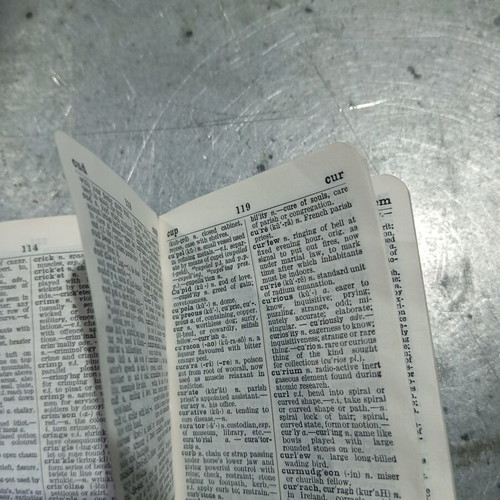 Collins English Gem Dictionary used, pocket edition