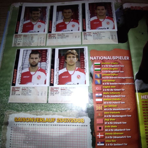 Panini album Bundesliga 2008-2009 used