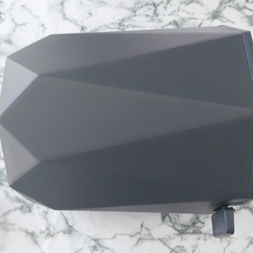 Floor trash bin with lid for WC, like new, anthracite color
