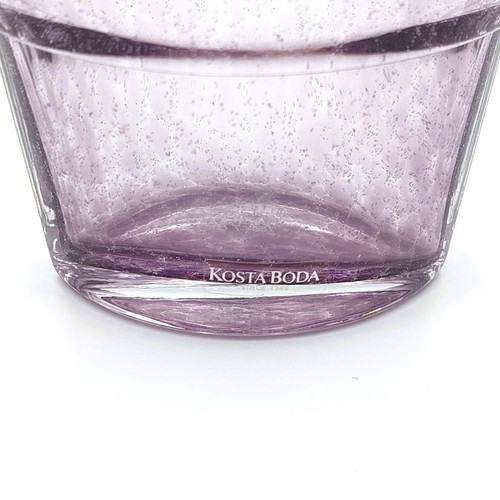 Kosta Boda purple vase used