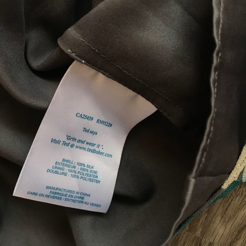 Ted Baker dress 100% silk size XS in very good condition
