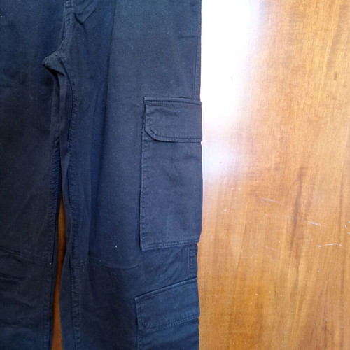 Cargo Panasonic pants Bershka black size S like new