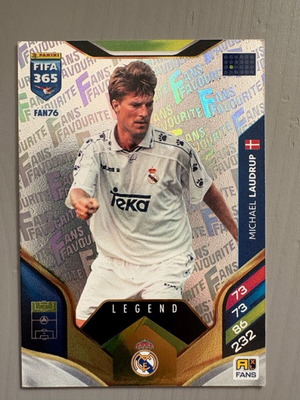 Michael Laudrup Real Madrid Legend FAN76 Panini FIFA Adrenalyn 365 2025-26 like new