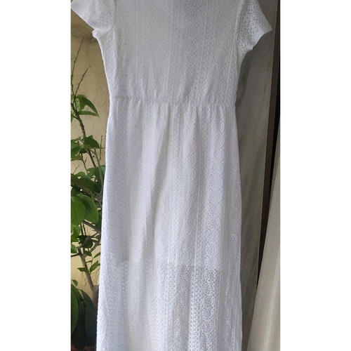 Jean Pascale Lace Dress white new, size S