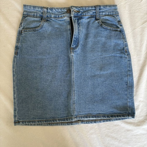 Kiabi denim skirt, short with pockets
