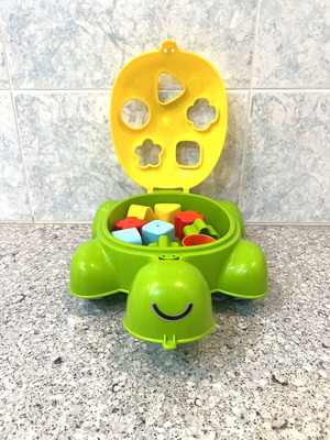 Fisher-Price Turtle Shape Sorting Toy used