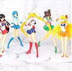  5 Συλλεκτικες Φιγουρες Δρασης Sailor Moon