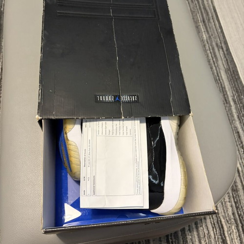 Air Jordan 11 Retro Space Jam sneakers new, size 43, black