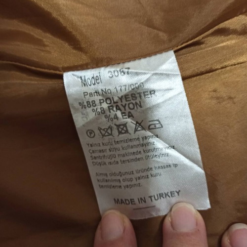 Vintage long coat brown like new, size 44 (L/XL)