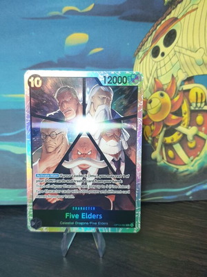 Five Elders One Piece TCG card like new