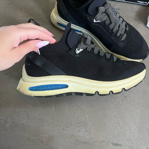 Dsquared2 men's sneakers used, size 41, black
