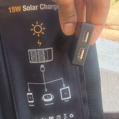 Invictus Solar Panel Charger like new, portable camping power