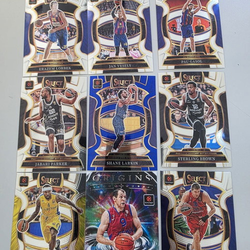 Euroleague basketball cards lot 9, like new