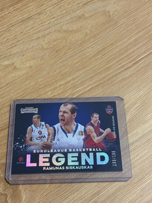 2025-26 Panini Contenders Euroleague Ramunas Siskauskas Legend card like new